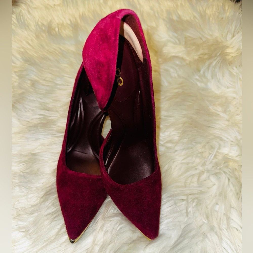 Aldo Koilla Woman’s Suede Heels Pumps
